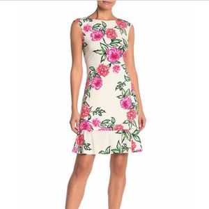 NWOT Eliza J floral print dress